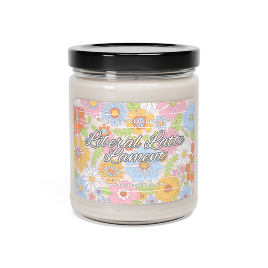 Liberal Latte Lament Scented Soy Candle, 9oz, Floral