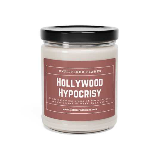 Hollywood Hypocisy Scented Soy Candle, 9oz, Pink