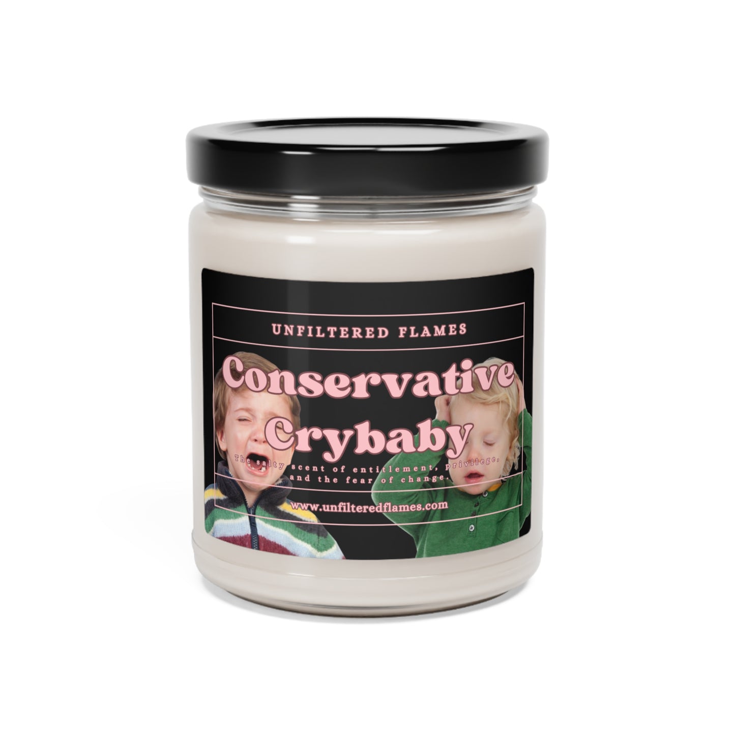 Conservative Crybaby Scented Soy Candle, 9oz, Babies