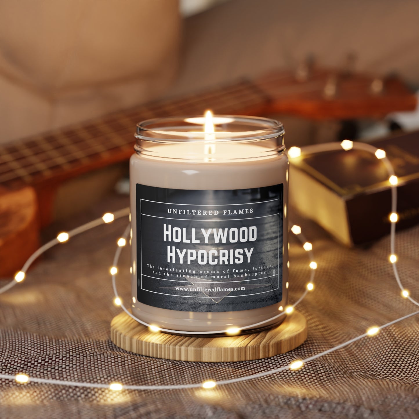 Hollywood Hypocisy Scented Soy Candle, 9oz, Star Walk