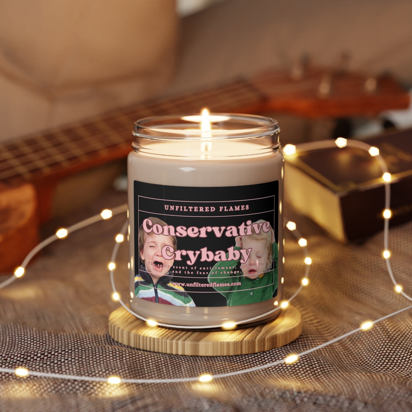 Conservative Crybaby Scented Soy Candle, 9oz, Babies