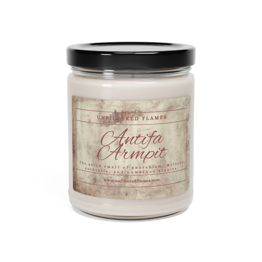 Antifa Armpit Scented Soy Candle, 9oz, Weathered