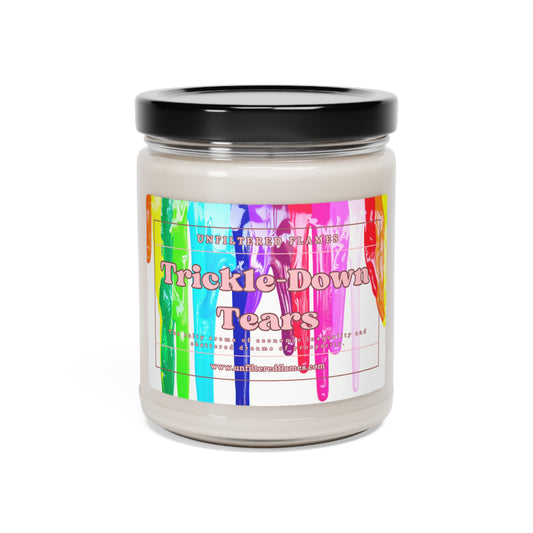 Trickle-Down Tears Scented Soy Candle, 9oz, Rainbow