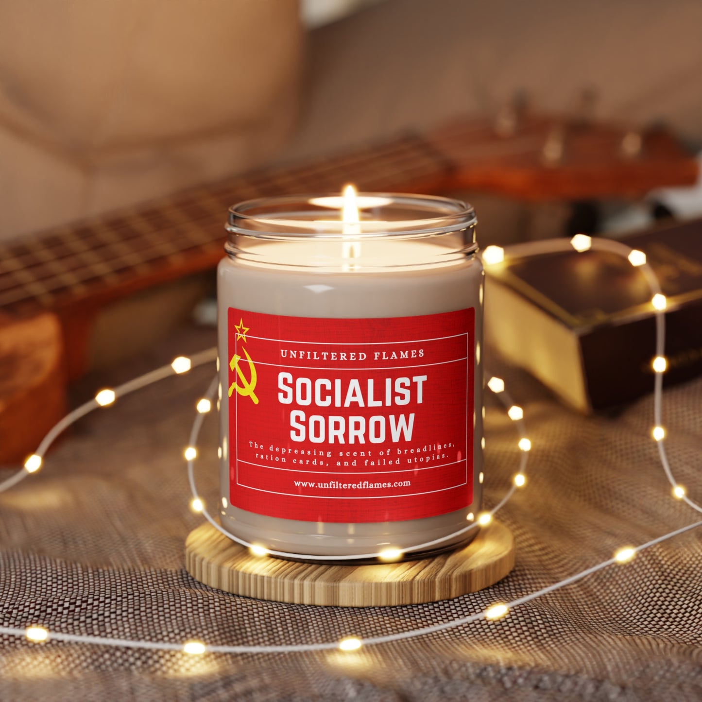 Socialist Sorrow Scented Soy Candle, 9oz, USSR