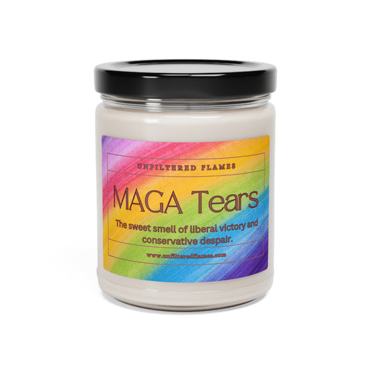 MAGA Tears Scented Soy Candle, 9oz, Rainbow