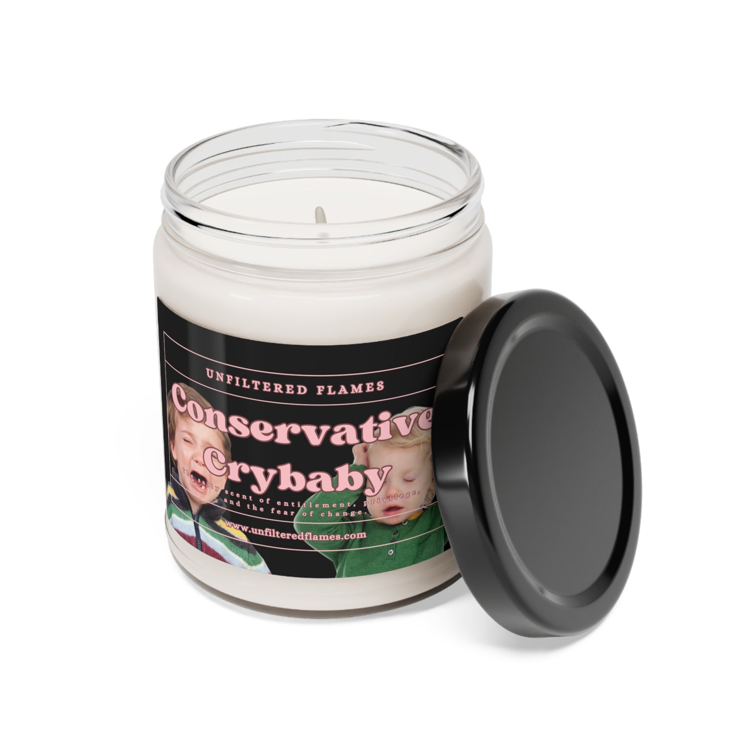 Conservative Crybaby Scented Soy Candle, 9oz, Babies