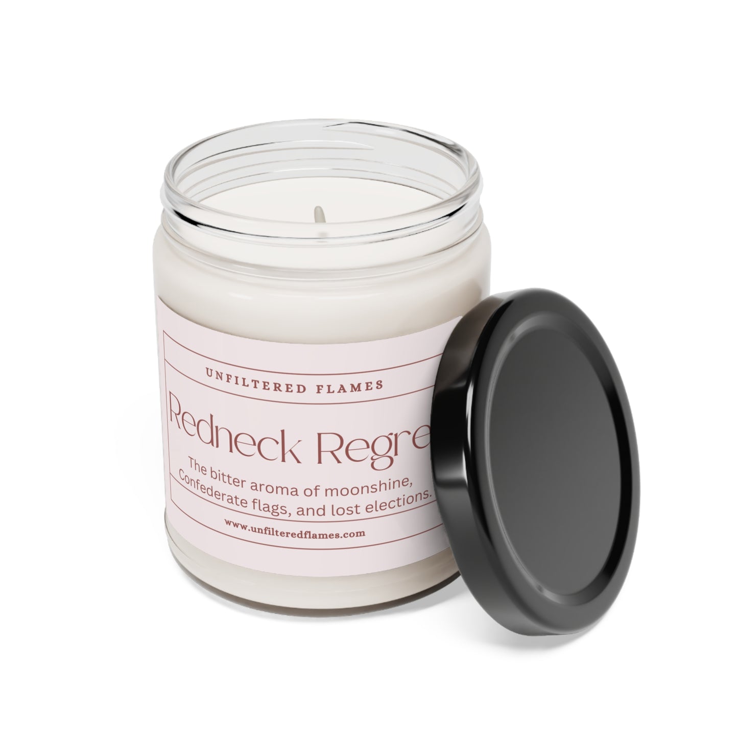 Redneck Regret Scented Soy Candle, 9oz, Pink