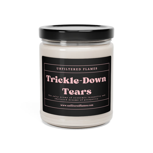 Trickle-Down Tears Scented Soy Candle, 9oz, Black