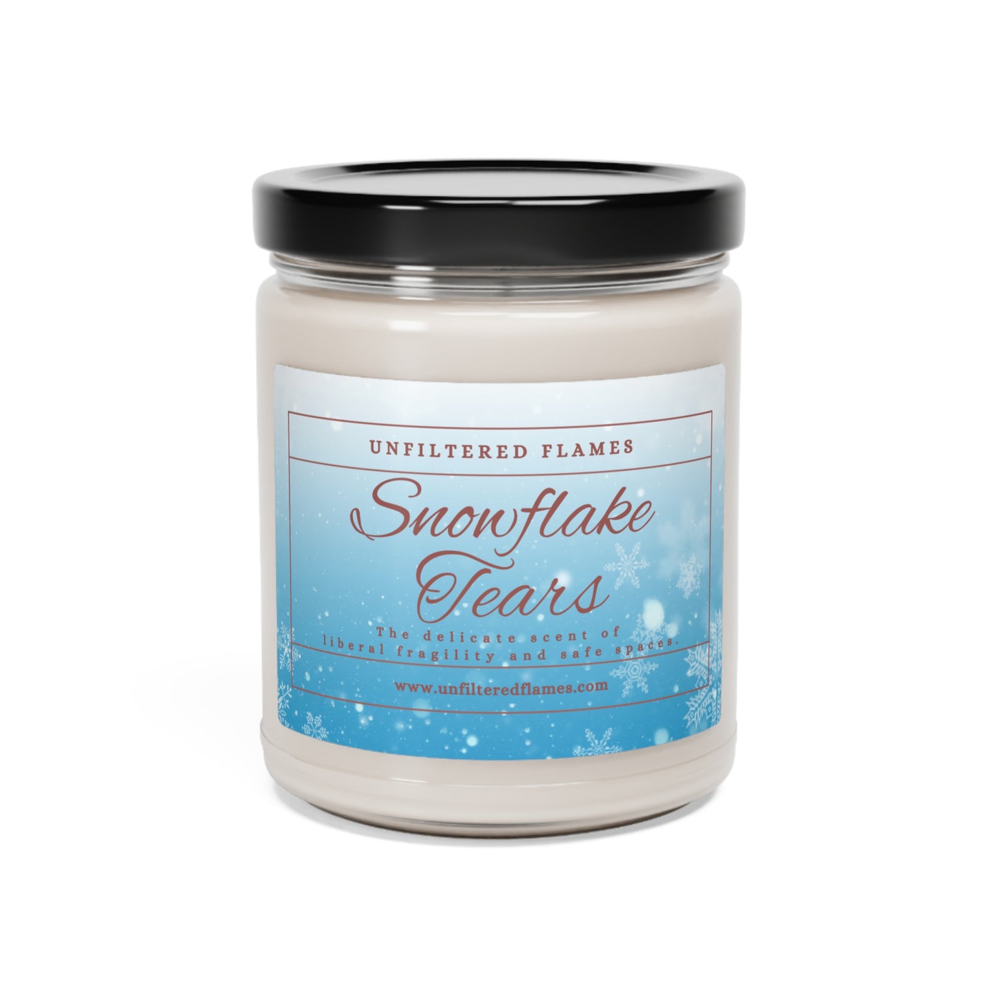 Snowflake Tears Scented Soy Candle, 9oz, Snow