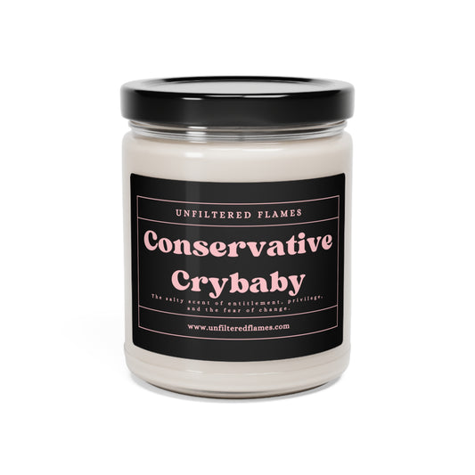 Conservative Crybaby Scented Soy Candle, 9oz, Black